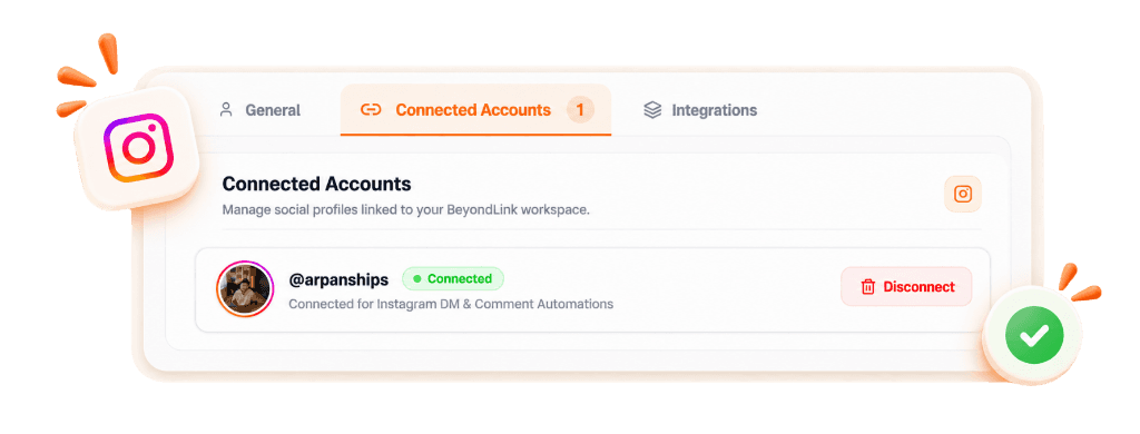 Connect Instagram Account